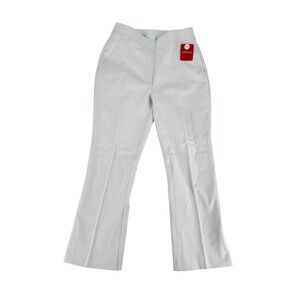 Spanx Silver Linings Kick Flare Pants Womens XS Petite White 20373Q New